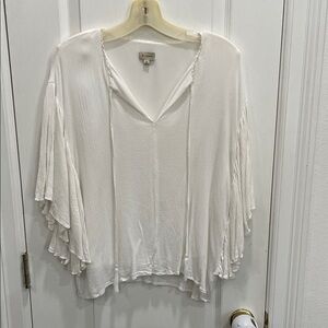 Cremieux White Women's Top